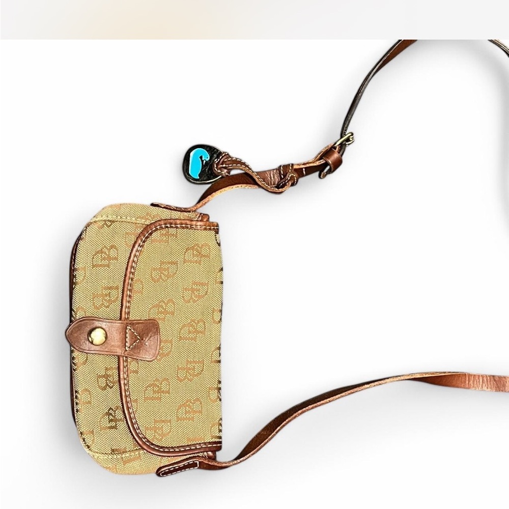 Brown and Tan Crossbody Bag